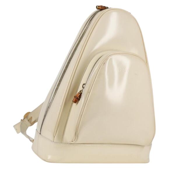 GUCCI Body Bag Enamel White Gold 003 2113 003 2113 - Picture 1 of 13